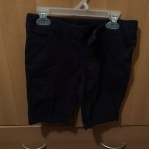 Girl's Navy blue uniform shorts